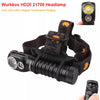 Wurkkos HD20 Headlamp Rechargeable 21700 Headlight 2000lm Dual LED LH351D XPL USB Reverse Charge Magnetic Tail Work Camp Light - Otto Ireland