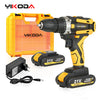 YIKODA 12/16.8/21V Cordless Drill Rechargeable Electric Screwdriver Lithium Battery Household Multi-function 2 Speed Power Tools - Otto Ireland